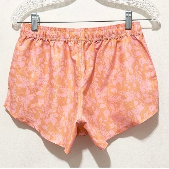 NWT: WILO The Label - Women's Pink & Orange, Floral Montana Swim Shorts  (Small) - Picture 2 of 4